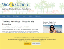 Tablet Screenshot of klick-thailand.de